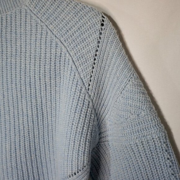 Maje Wool Blend Blue Crop Sweater Size FR 1 (Small) - Picture 10 of 15